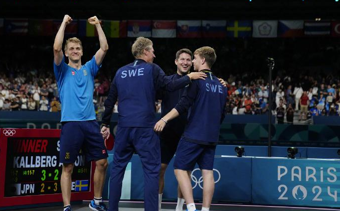 pg电子模拟器试玩在线-瑞典队险胜法国队，张本智和扛起全队